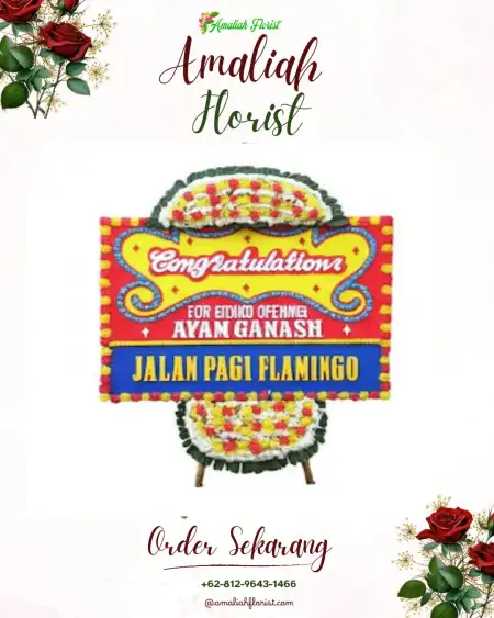 Sewa Papan Bunga Ujung Gading